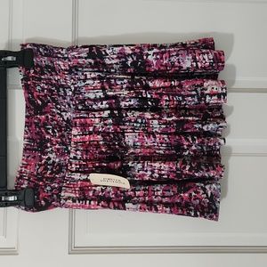 NWT* FOREVER21- Mini Skirt, Flowy & Stretchy, Pink, Purple, Brown, White, Size S